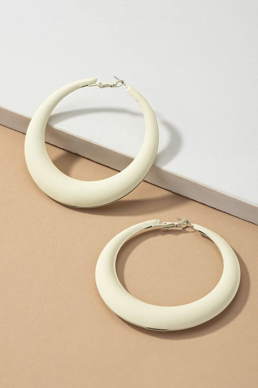 Pretty Boss Hoop Earrings (Multiple Colors)