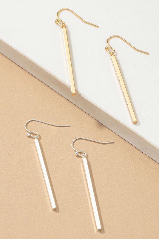 Match Stick Earrings (Multiple Colors)