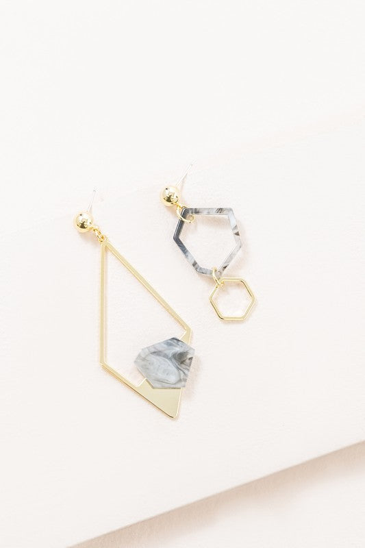 Marble Love Earrings