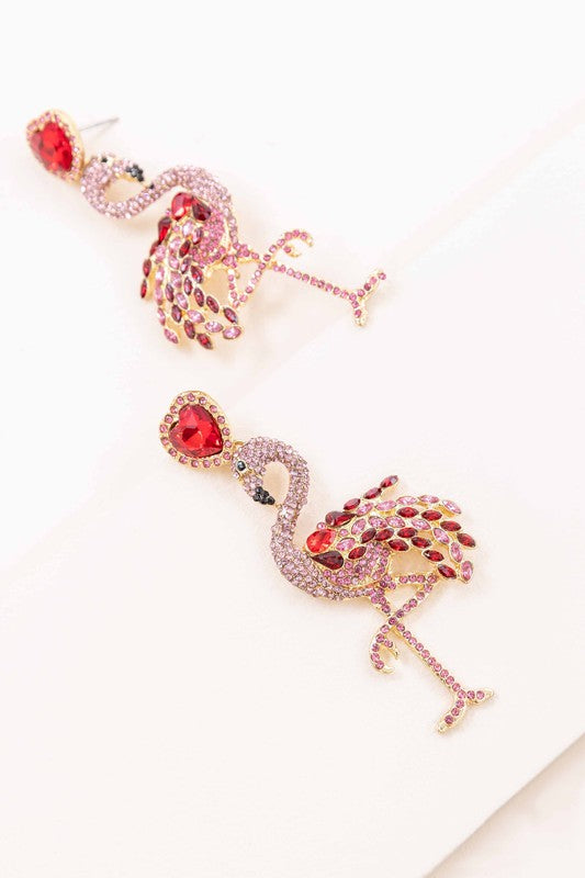 Pink Flamingo Earrings