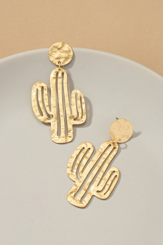 Cactus Earrings (Multiple Colors)