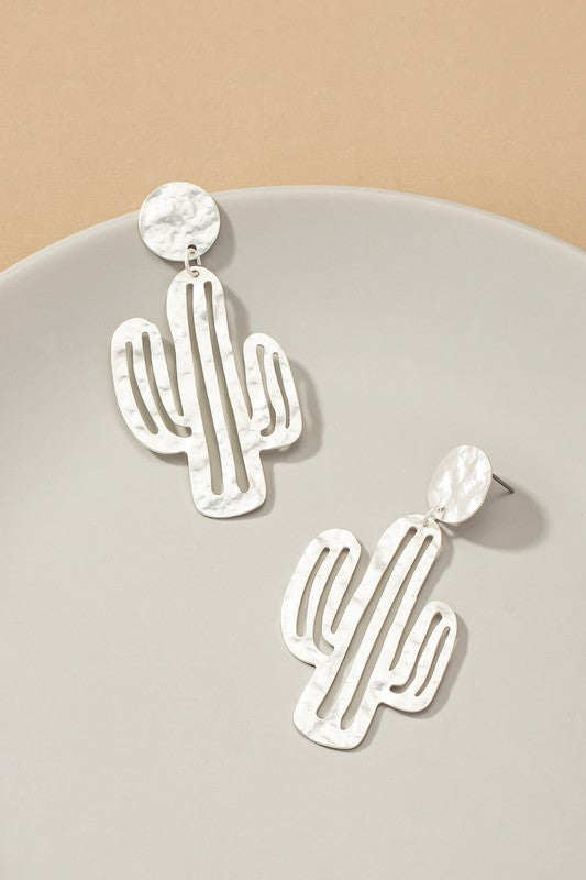 Cactus Earrings (Multiple Colors)