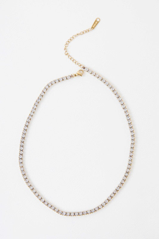 Boss Babe Tennis Necklace