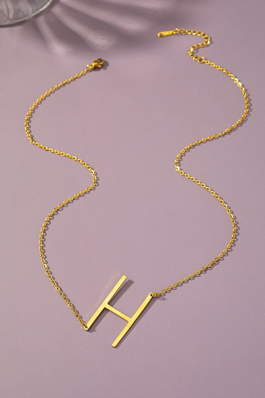 Initials Only Necklace