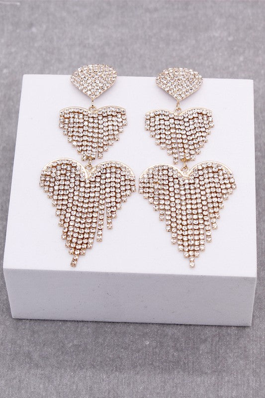 Pure Heart Earrings (Multiple Colors)