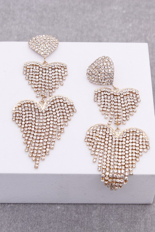 Pure Heart Earrings (Multiple Colors)