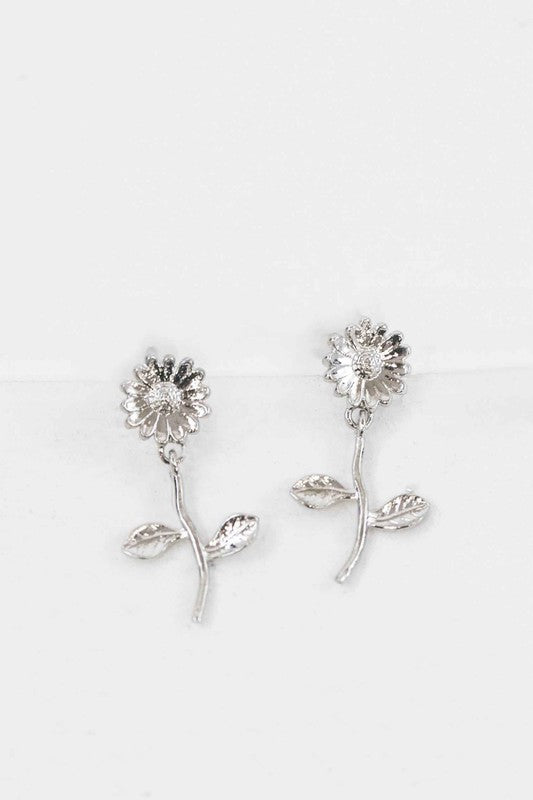 Sunflower Dangle Earrings (Multiple Colors)